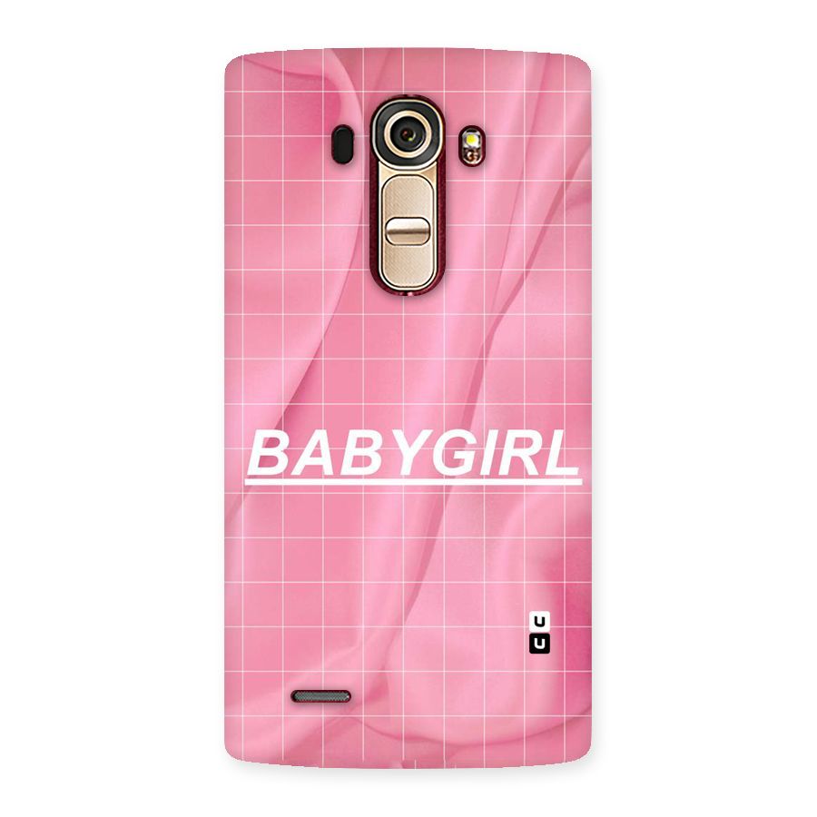 Baby Girl Check Back Case for LG G4