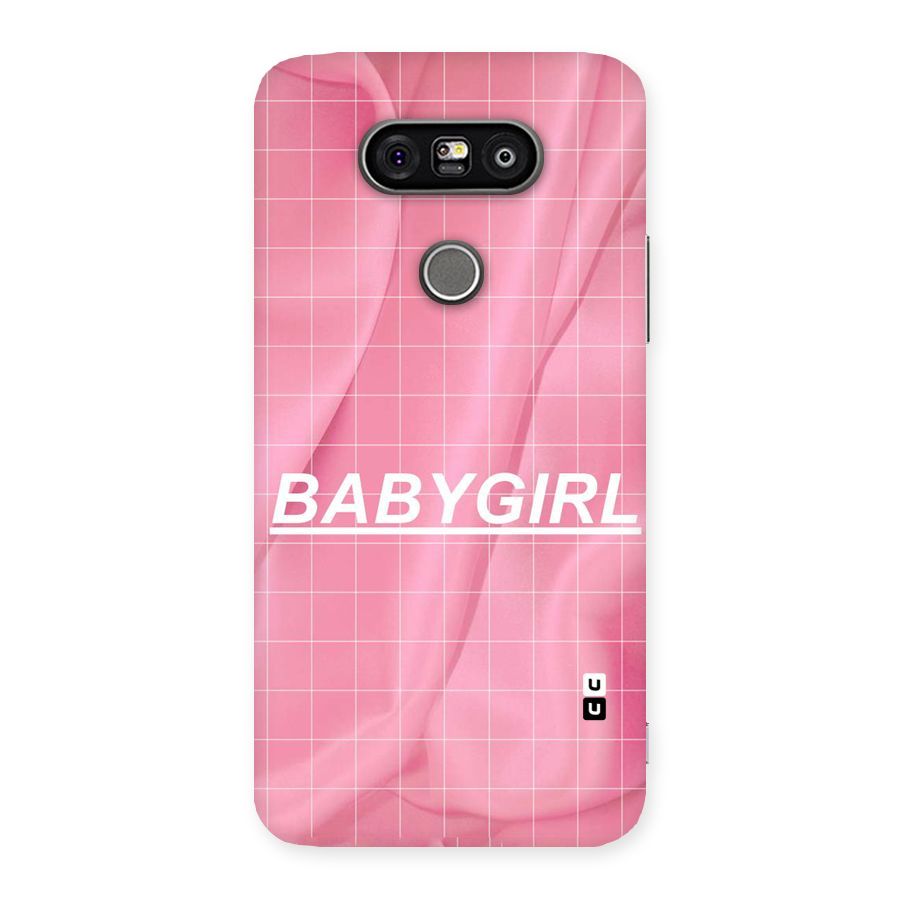 Baby Girl Check Back Case for LG G5