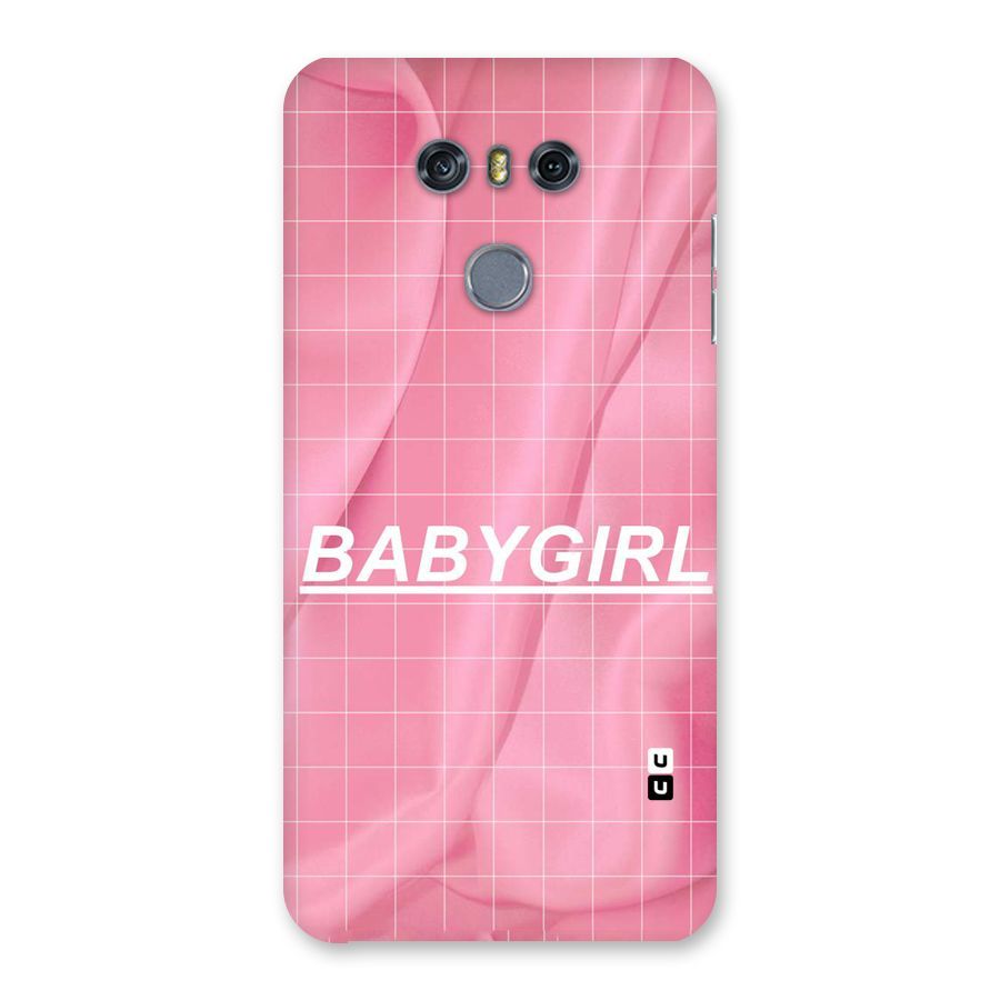 Baby Girl Check Back Case for LG G6