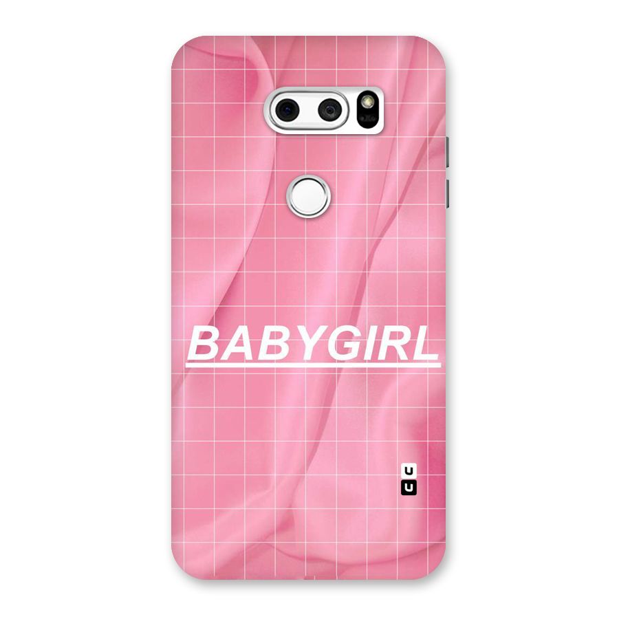 Baby Girl Check Back Case for LG V30