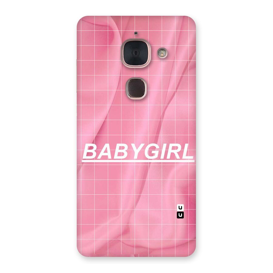 Baby Girl Check Back Case for Le Max 2