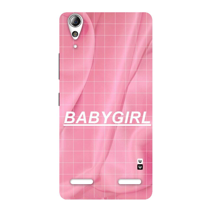 Baby Girl Check Back Case for Lenovo A6000