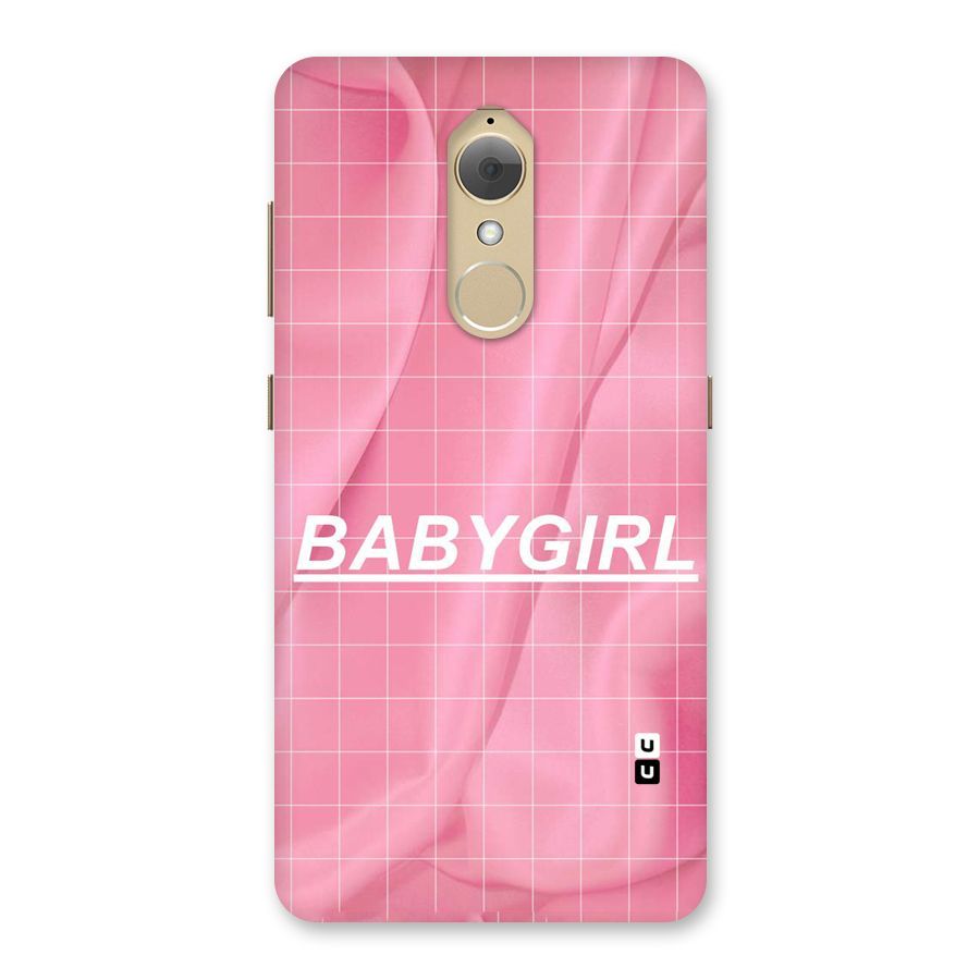 Baby Girl Check Back Case for Lenovo K8
