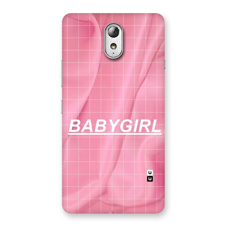 Baby Girl Check Back Case for Lenovo Vibe P1M