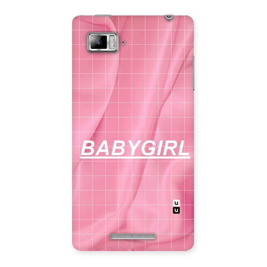 Baby Girl Check Back Case for Lenovo Vibe Z K910