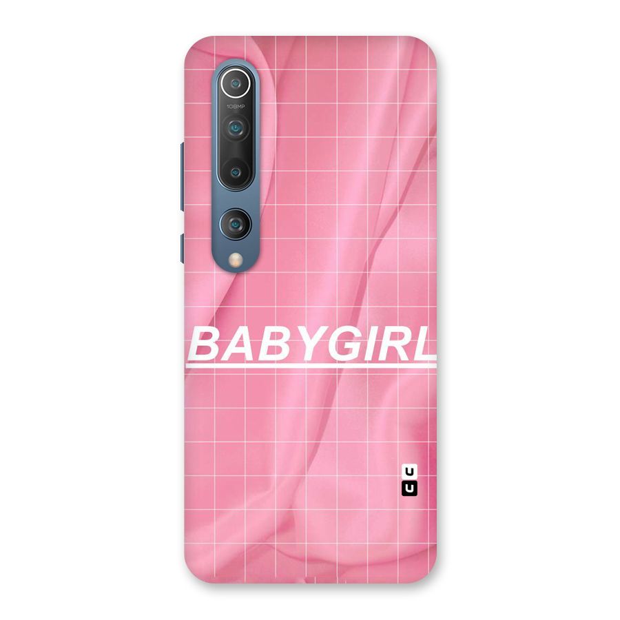 Baby Girl Check Back Case for Mi 10