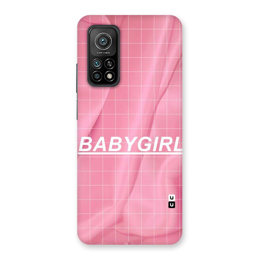 Baby Girl Check Back Case for Mi 10T Pro 5G