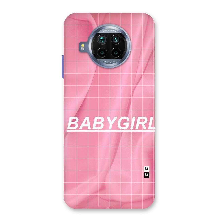 Baby Girl Check Back Case for Mi 10i