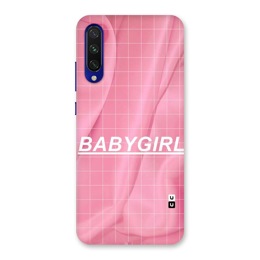 Baby Girl Check Back Case for Mi A3