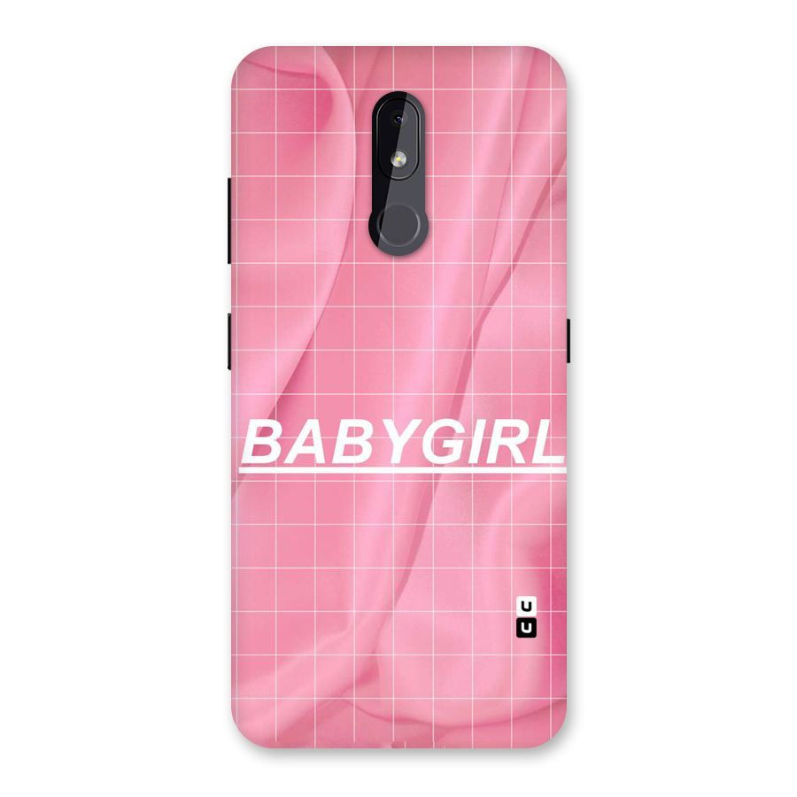 Baby Girl Check Back Case for Nokia 3.2
