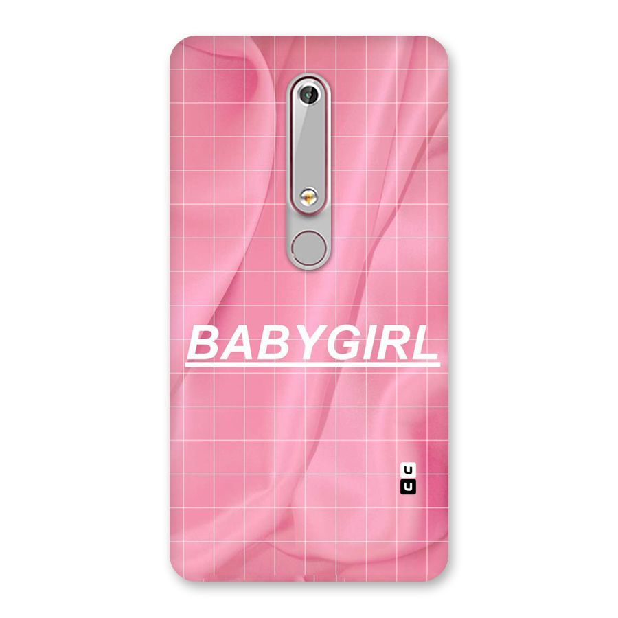 Baby Girl Check Back Case for Nokia 6.1