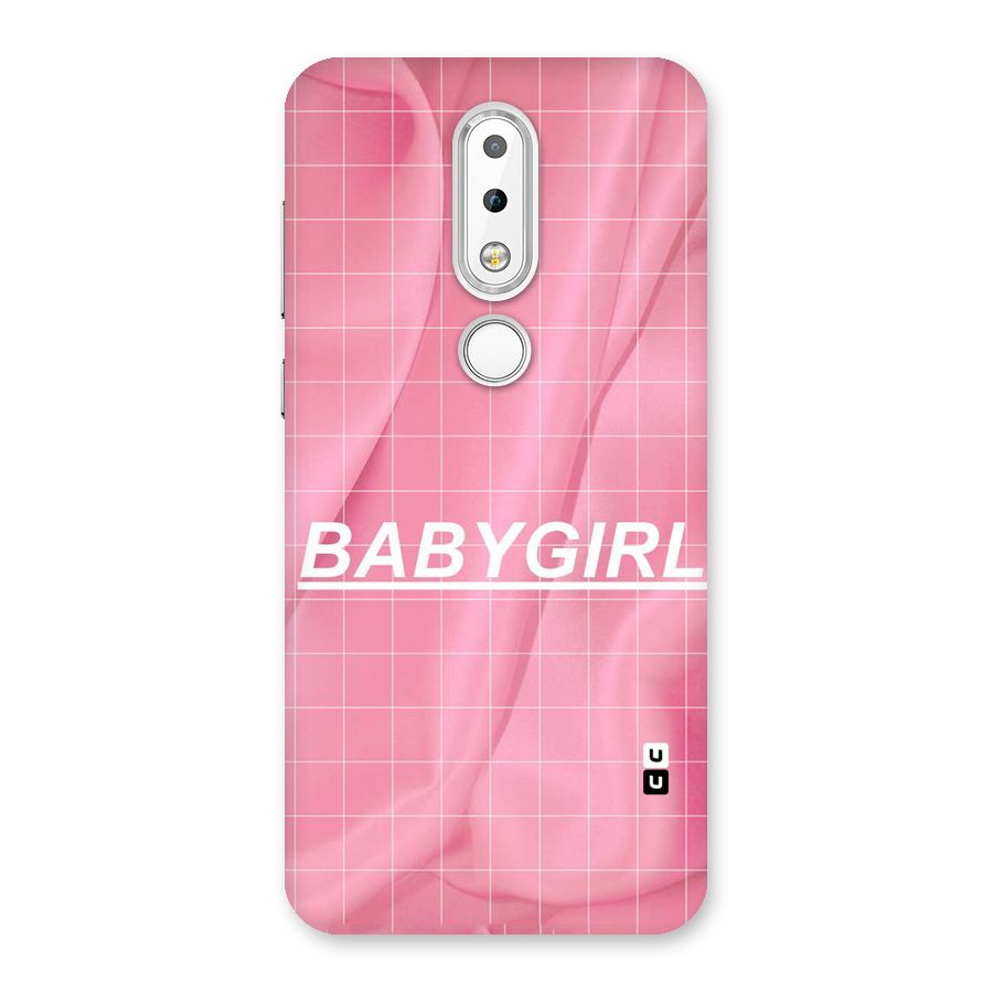 Baby Girl Check Back Case for Nokia 6.1 Plus