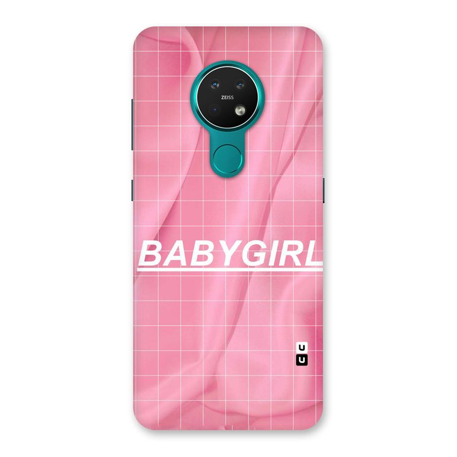 Baby Girl Check Back Case for Nokia 7.2