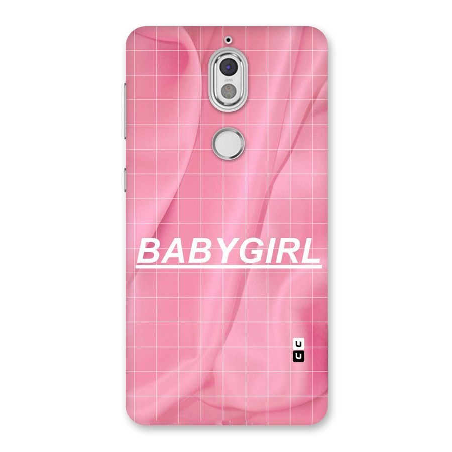Baby Girl Check Back Case for Nokia 7