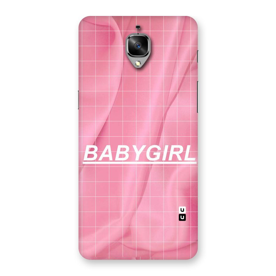 Baby Girl Check Back Case for OnePlus 3