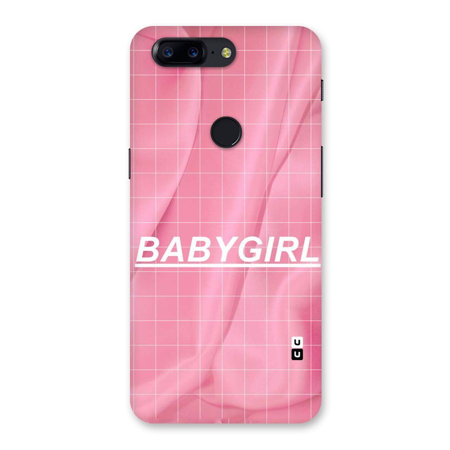 Baby Girl Check Back Case for OnePlus 5T
