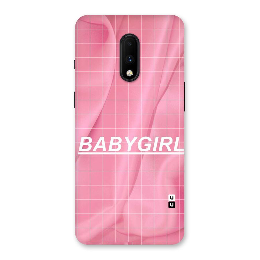 Baby Girl Check Back Case for OnePlus 7