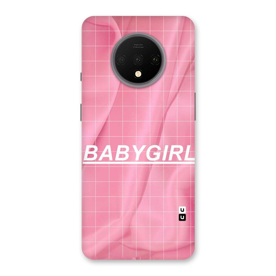 Baby Girl Check Back Case for OnePlus 7T