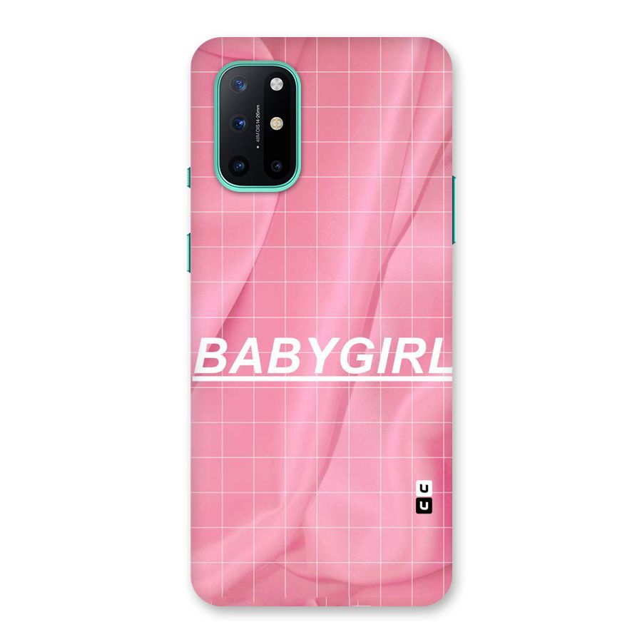 Baby Girl Check Back Case for OnePlus 8T