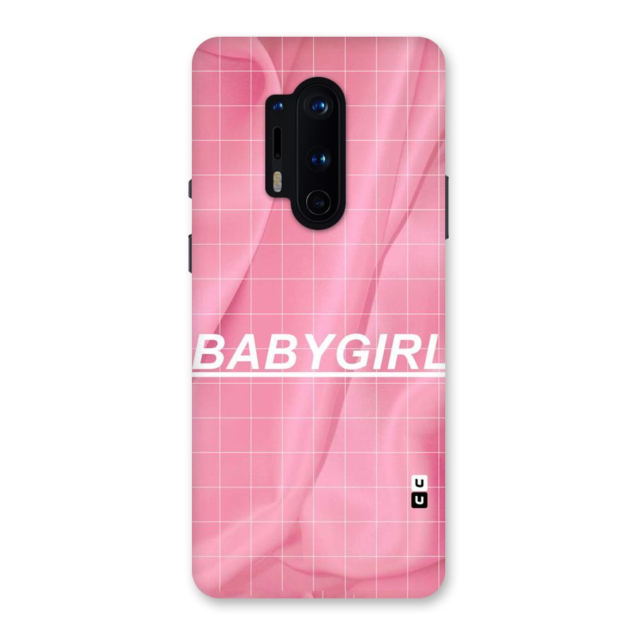 Baby Girl Check Back Case for OnePlus 8 Pro