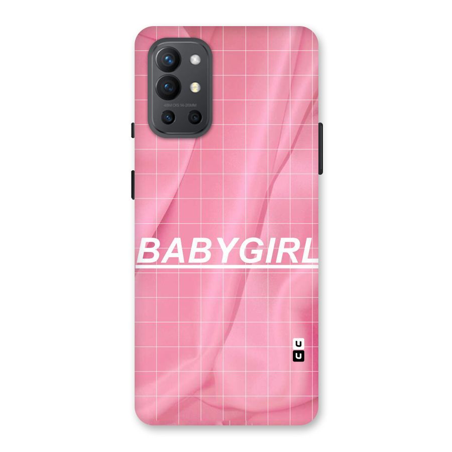 Baby Girl Check Back Case for OnePlus 9R