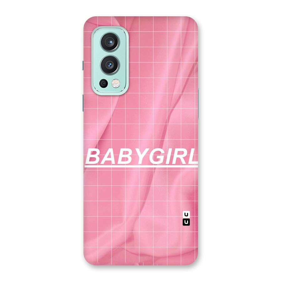 Baby Girl Check Back Case for OnePlus Nord 2 5G
