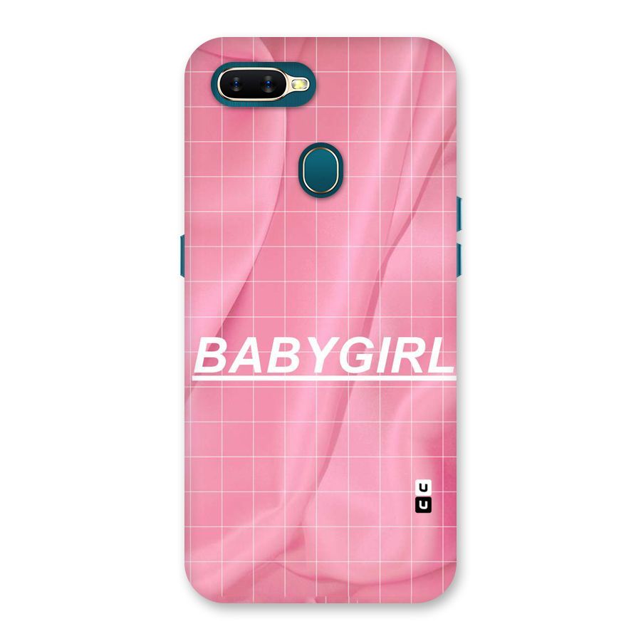 Baby Girl Check Back Case for Oppo A11k