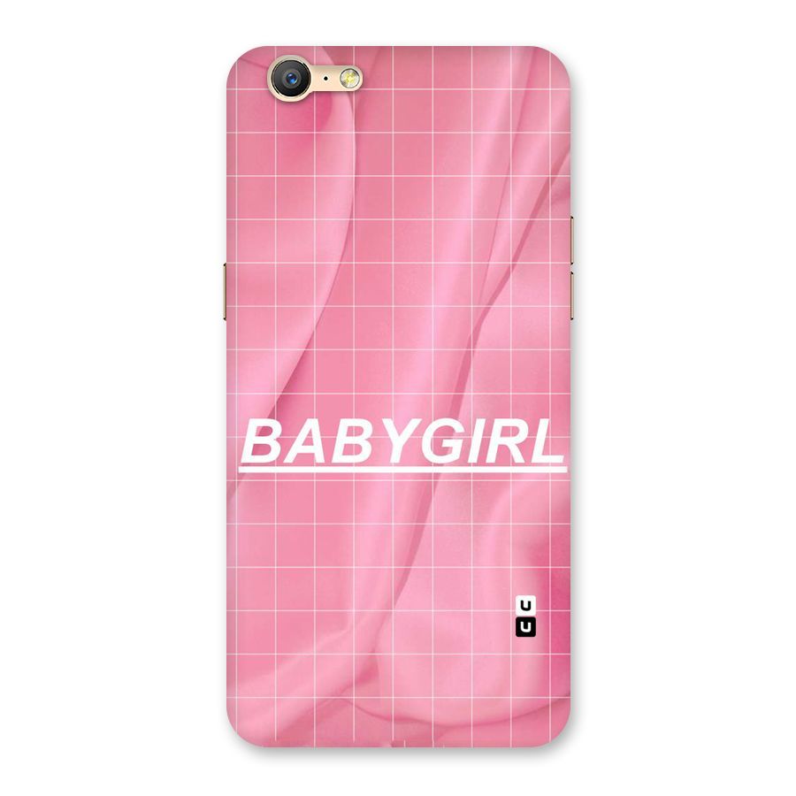 Baby Girl Check Back Case for Oppo A39