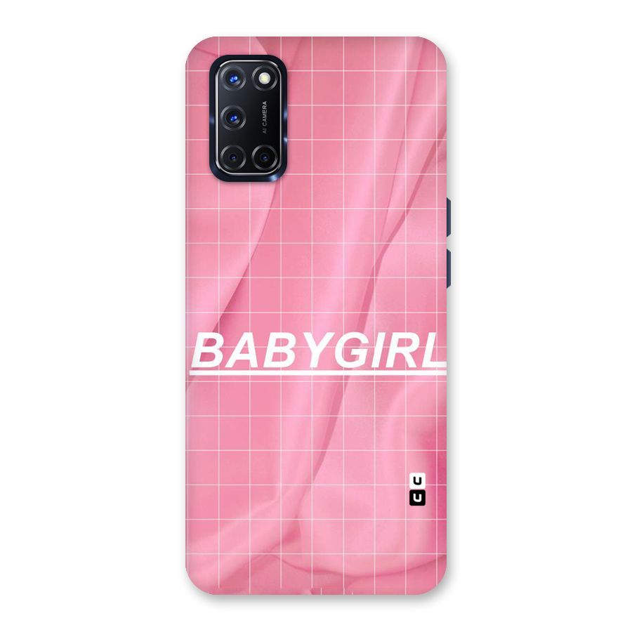 Baby Girl Check Back Case for Oppo A52