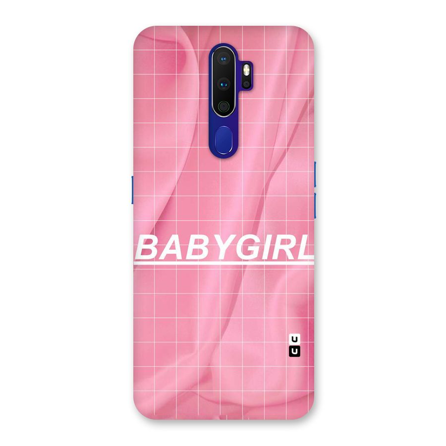 Baby Girl Check Back Case for Oppo A9 (2020)