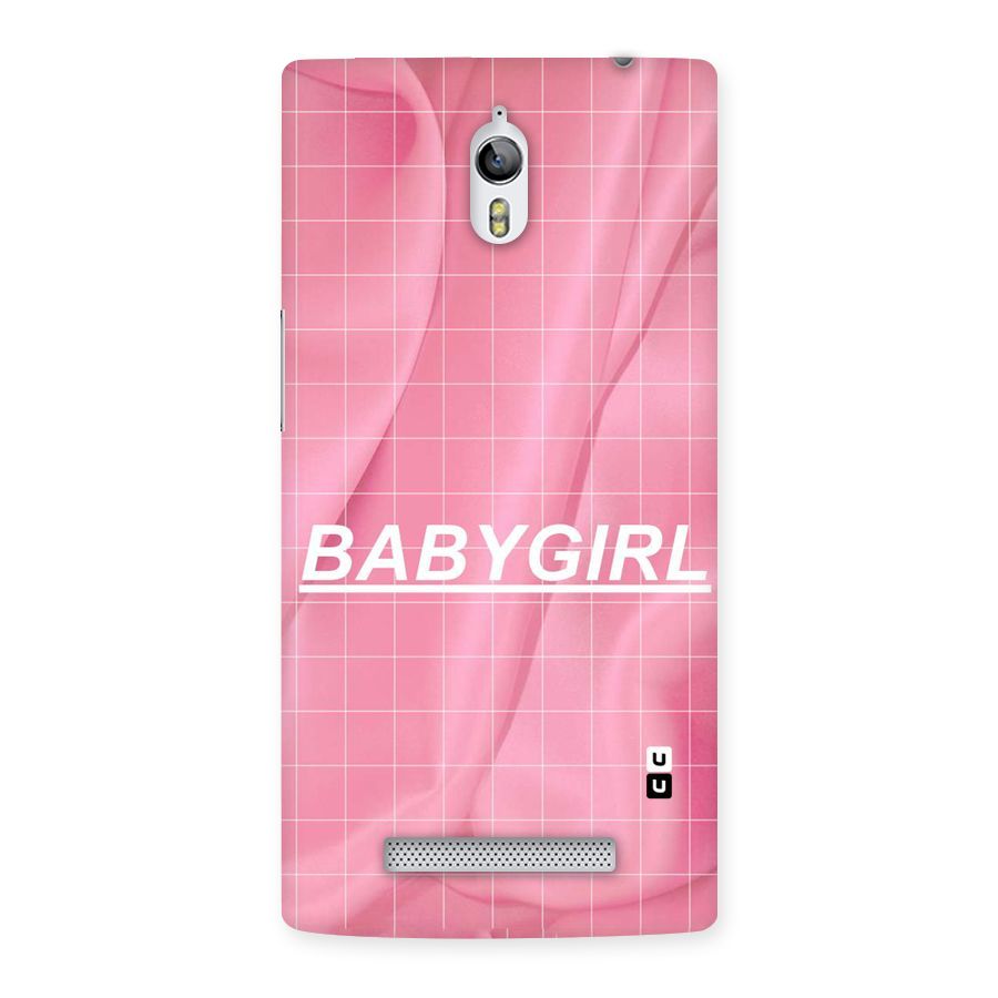 Baby Girl Check Back Case for Oppo Find 7