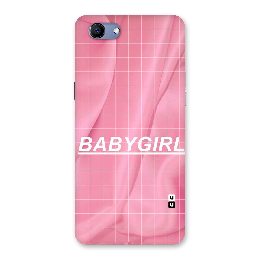 Baby Girl Check Back Case for Oppo Realme 1