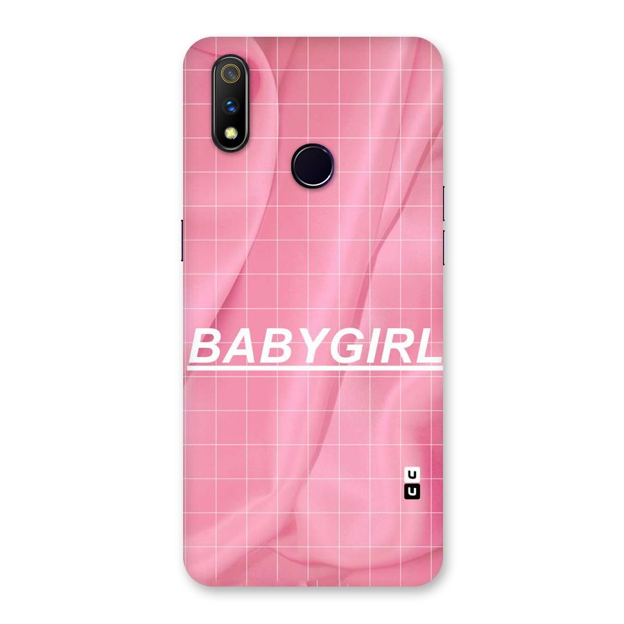 Baby Girl Check Back Case for Realme 3 Pro
