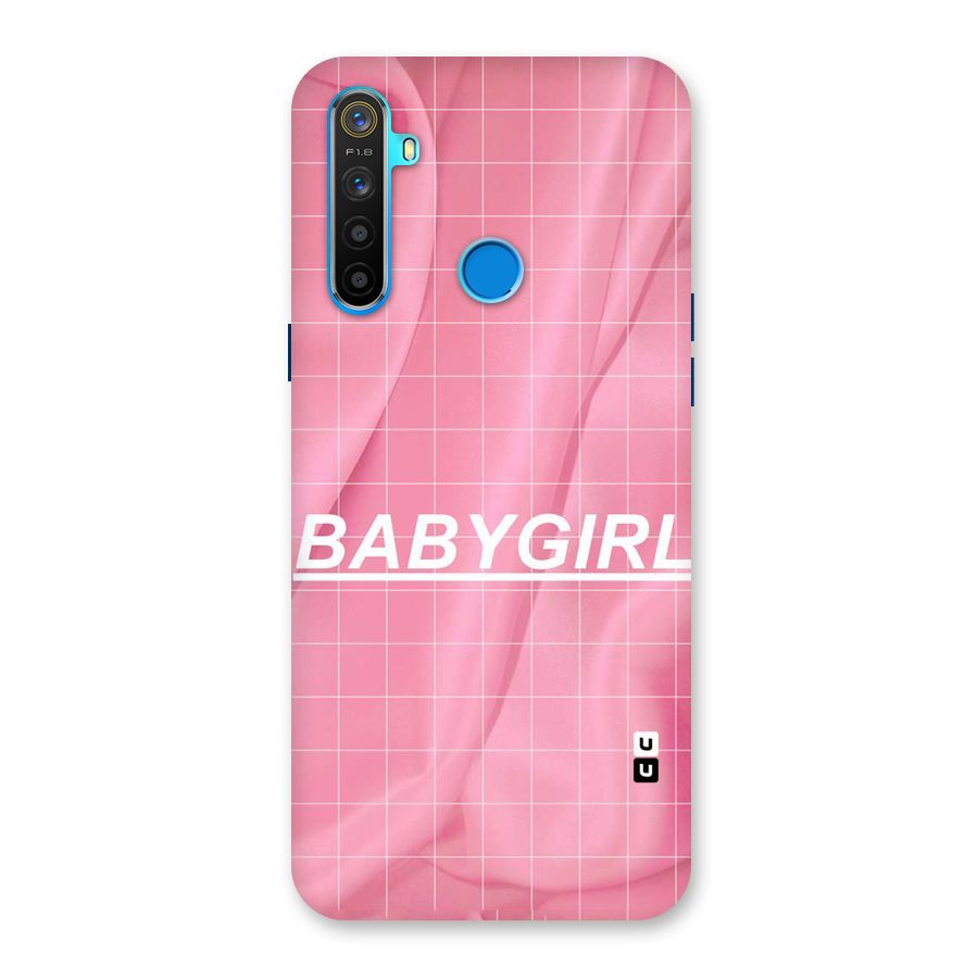Baby Girl Check Back Case for Realme 5s