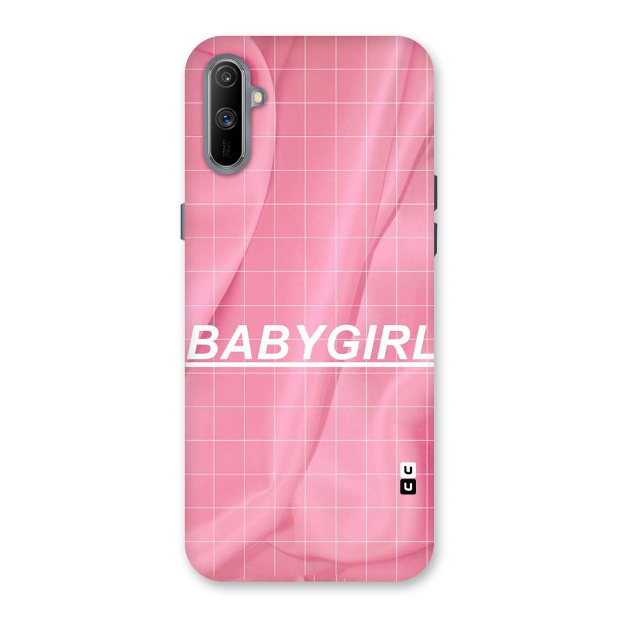 Baby Girl Check Back Case for Realme C3