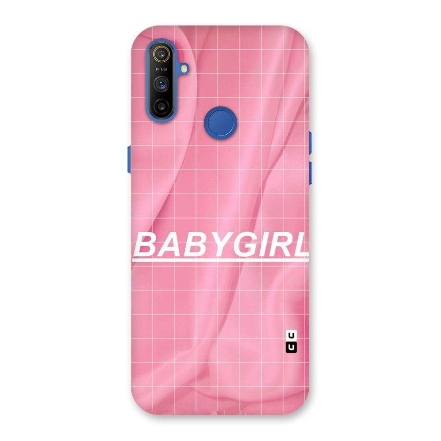 Baby Girl Check Back Case for Realme Narzo 10A