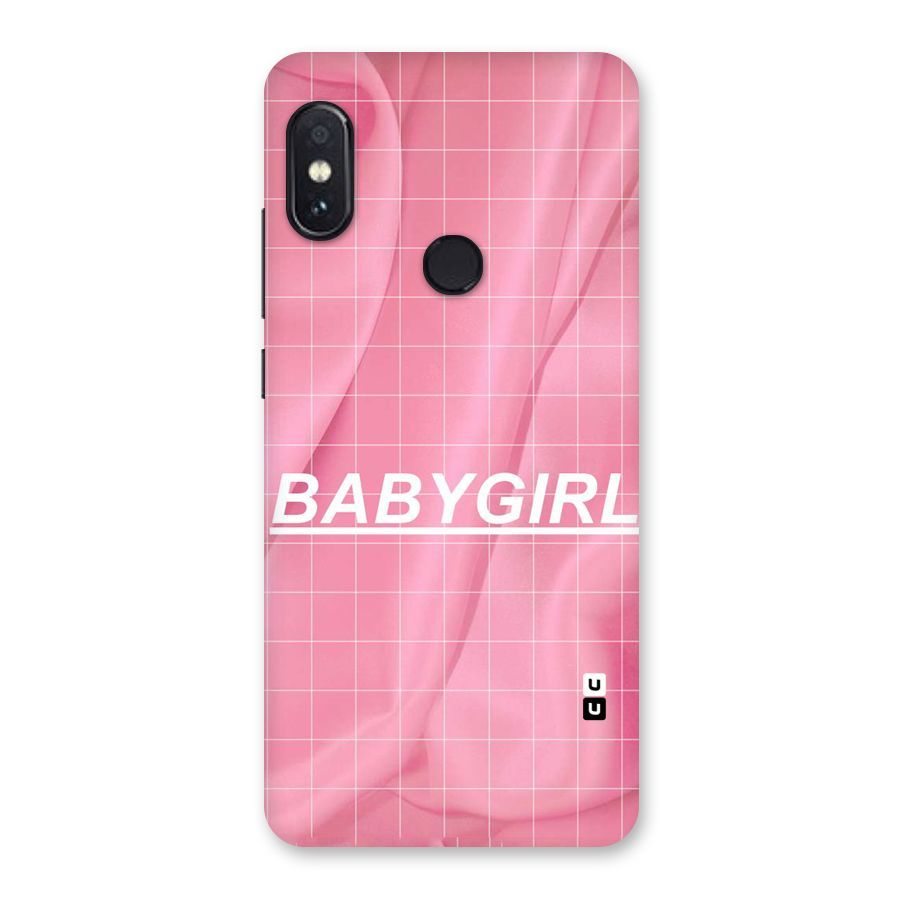 Baby Girl Check Back Case for Redmi Note 5 Pro