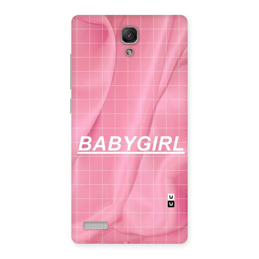 Baby Girl Check Back Case for Redmi Note Prime