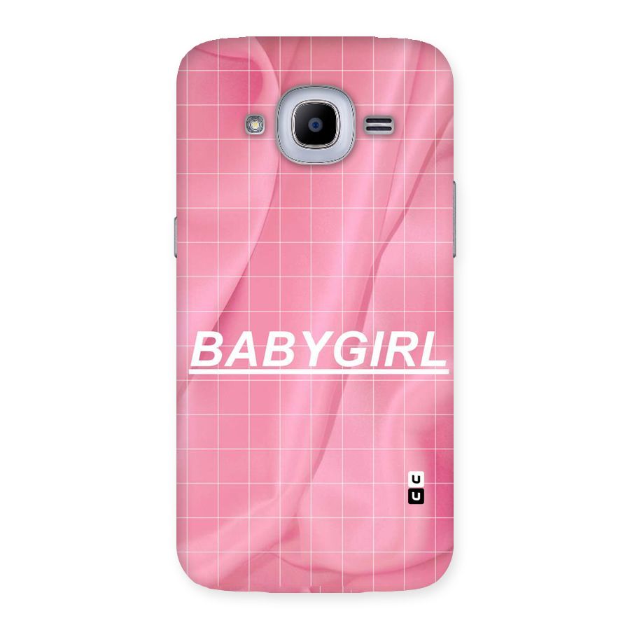 Baby Girl Check Back Case for Samsung Galaxy J2 Pro