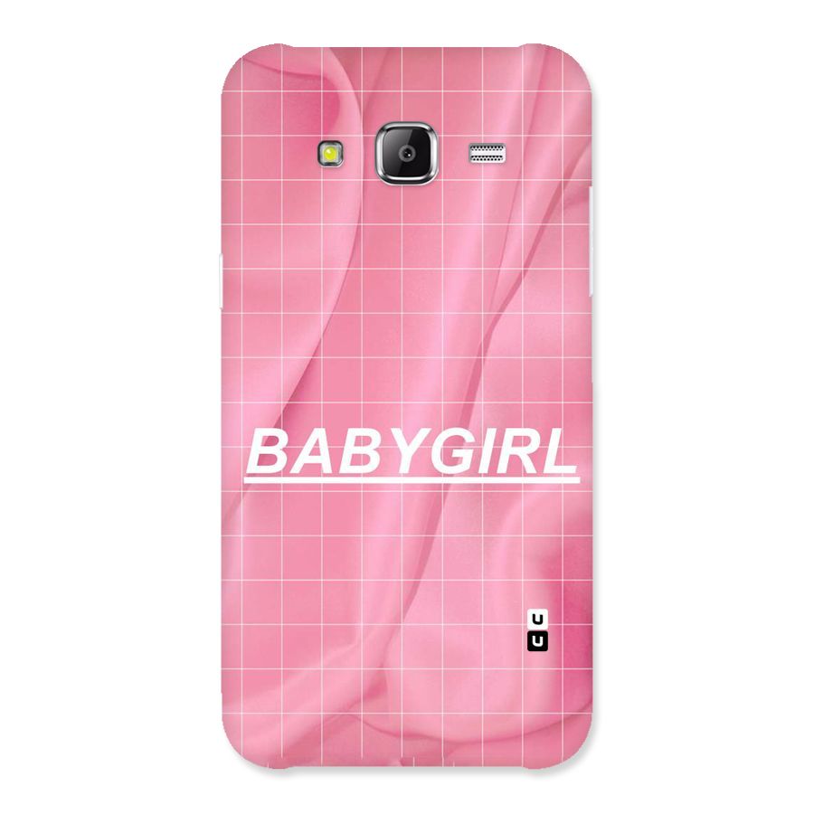 Baby Girl Check Back Case for Samsung Galaxy J5