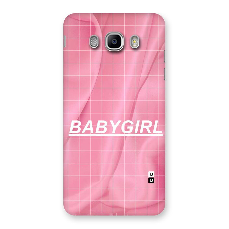 Baby Girl Check Back Case for Samsung Galaxy J5 2016