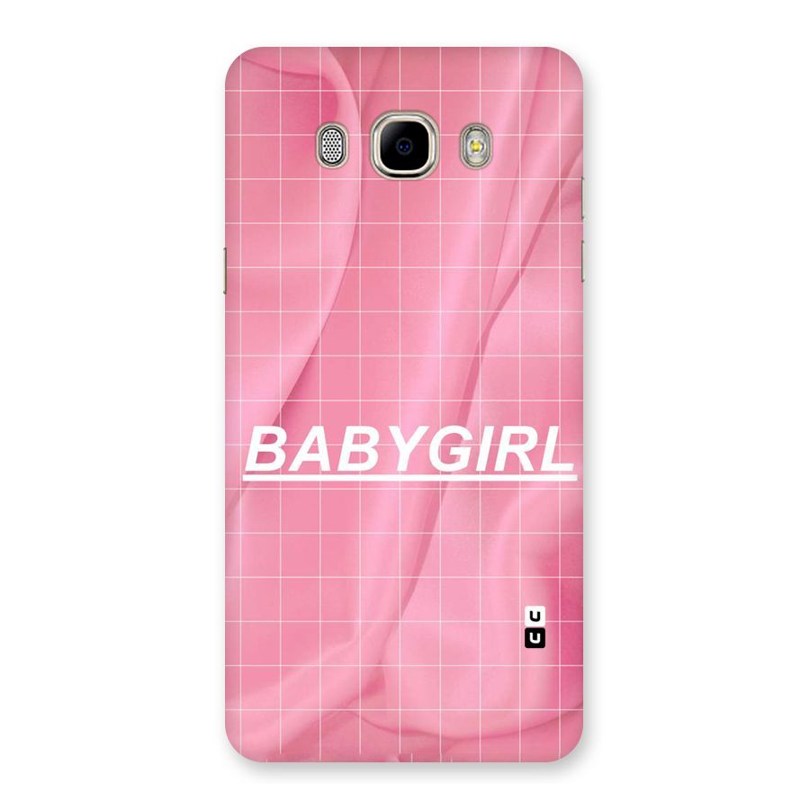 Baby Girl Check Back Case for Samsung Galaxy J7 2016