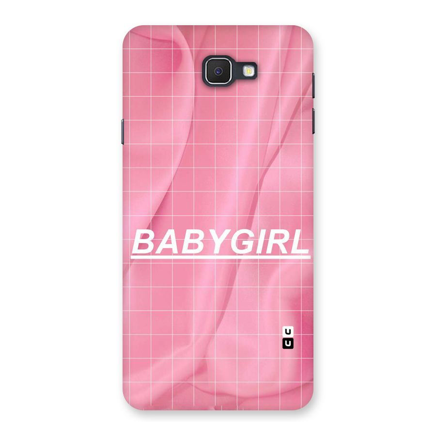 Baby Girl Check Back Case for Samsung Galaxy J7 Prime