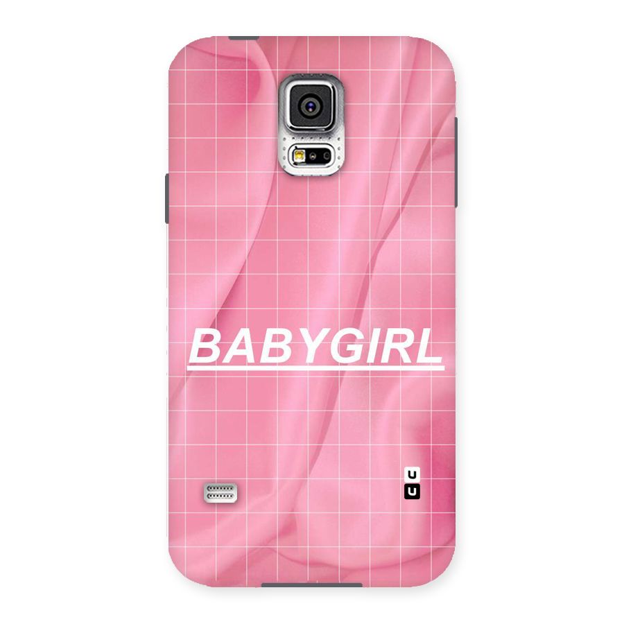 Baby Girl Check Back Case for Samsung Galaxy S5