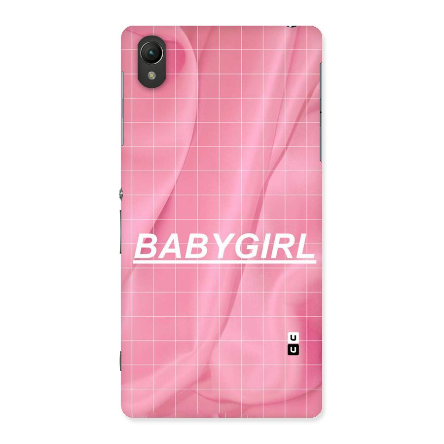 Baby Girl Check Back Case for Sony Xperia Z2