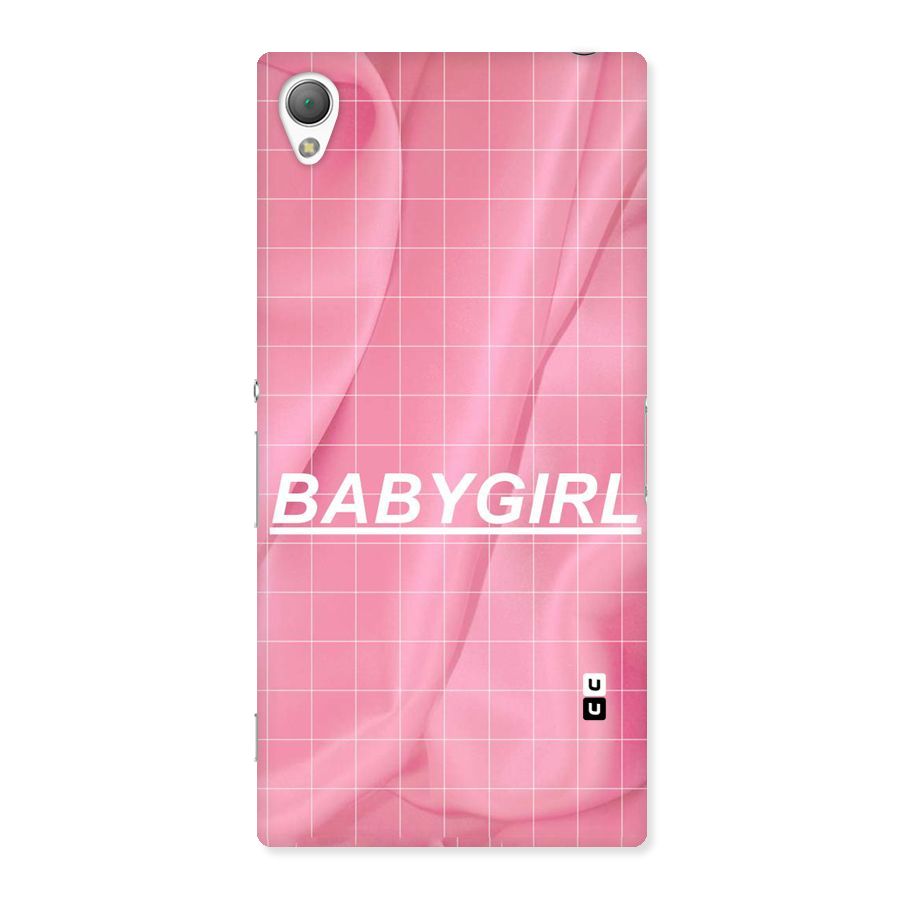 Baby Girl Check Back Case for Sony Xperia Z3