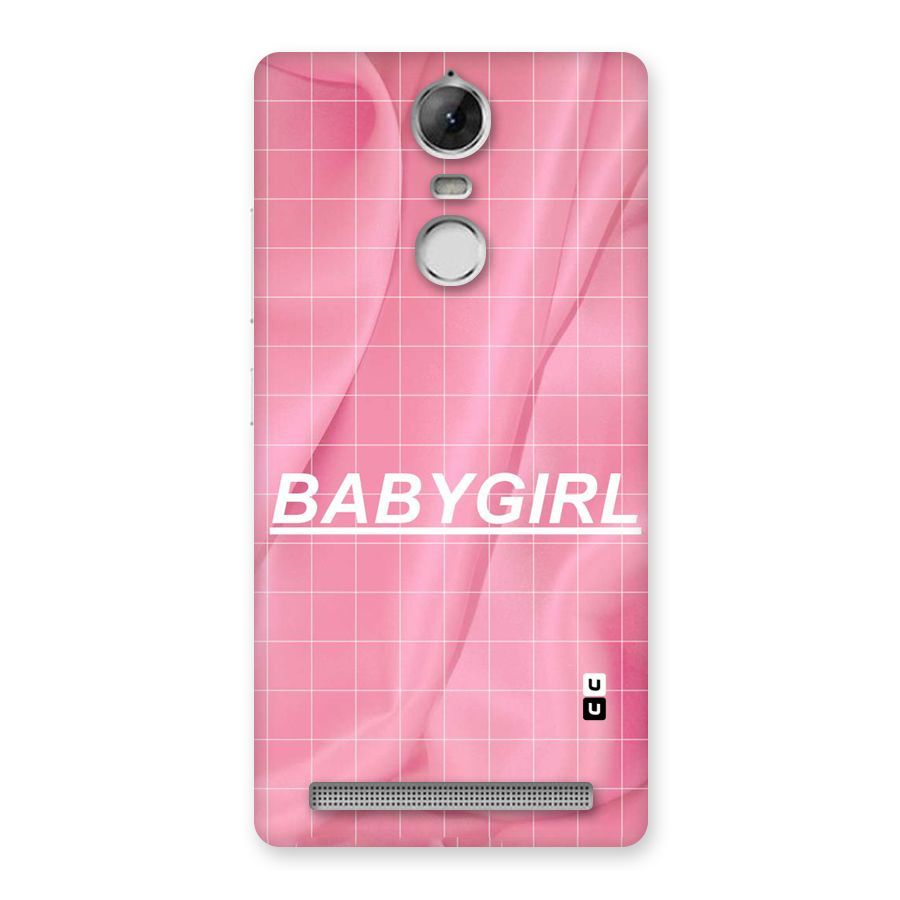 Baby Girl Check Back Case for Vibe K5 Note