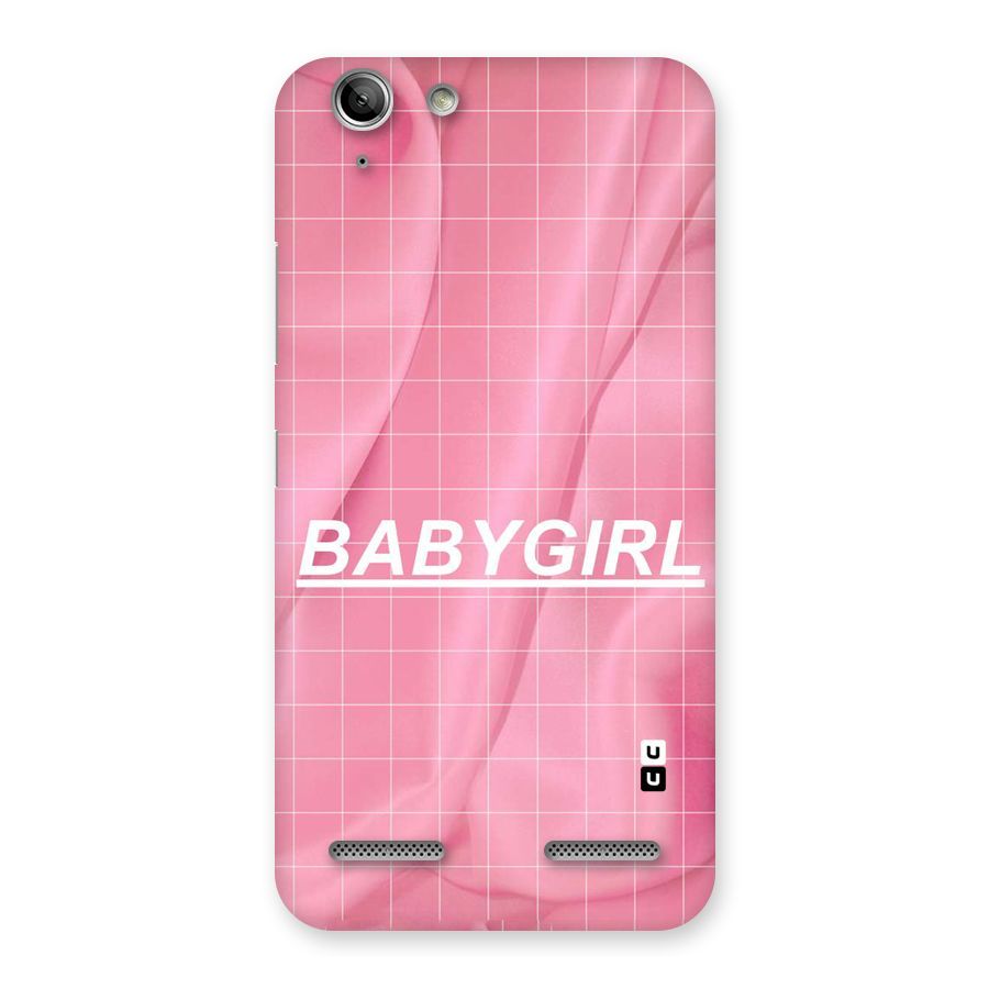 Baby Girl Check Back Case for Vibe K5 Plus