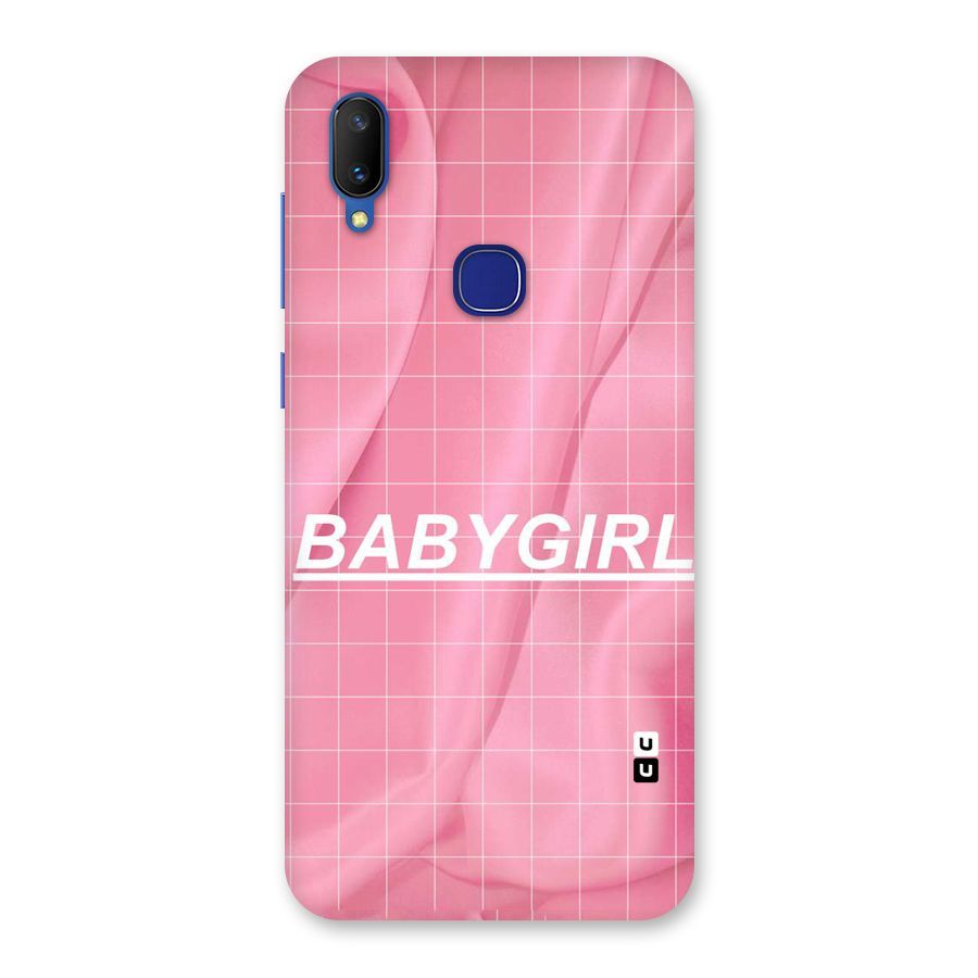 Baby Girl Check Back Case for Vivo V11