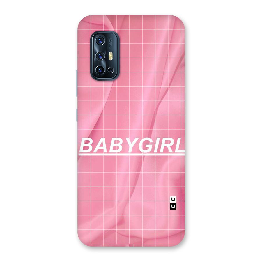 Baby Girl Check Back Case for Vivo V17
